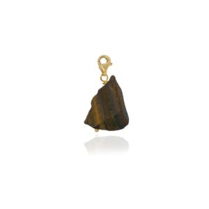 Brown Tiger Eye Clip On