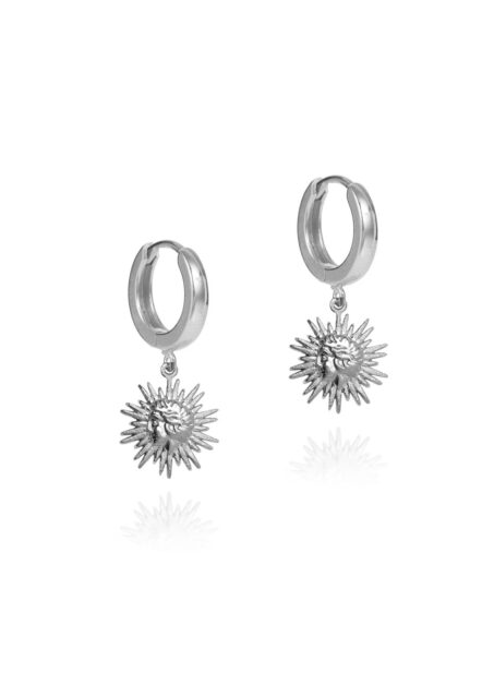 Sun Mini Slip On Earrings