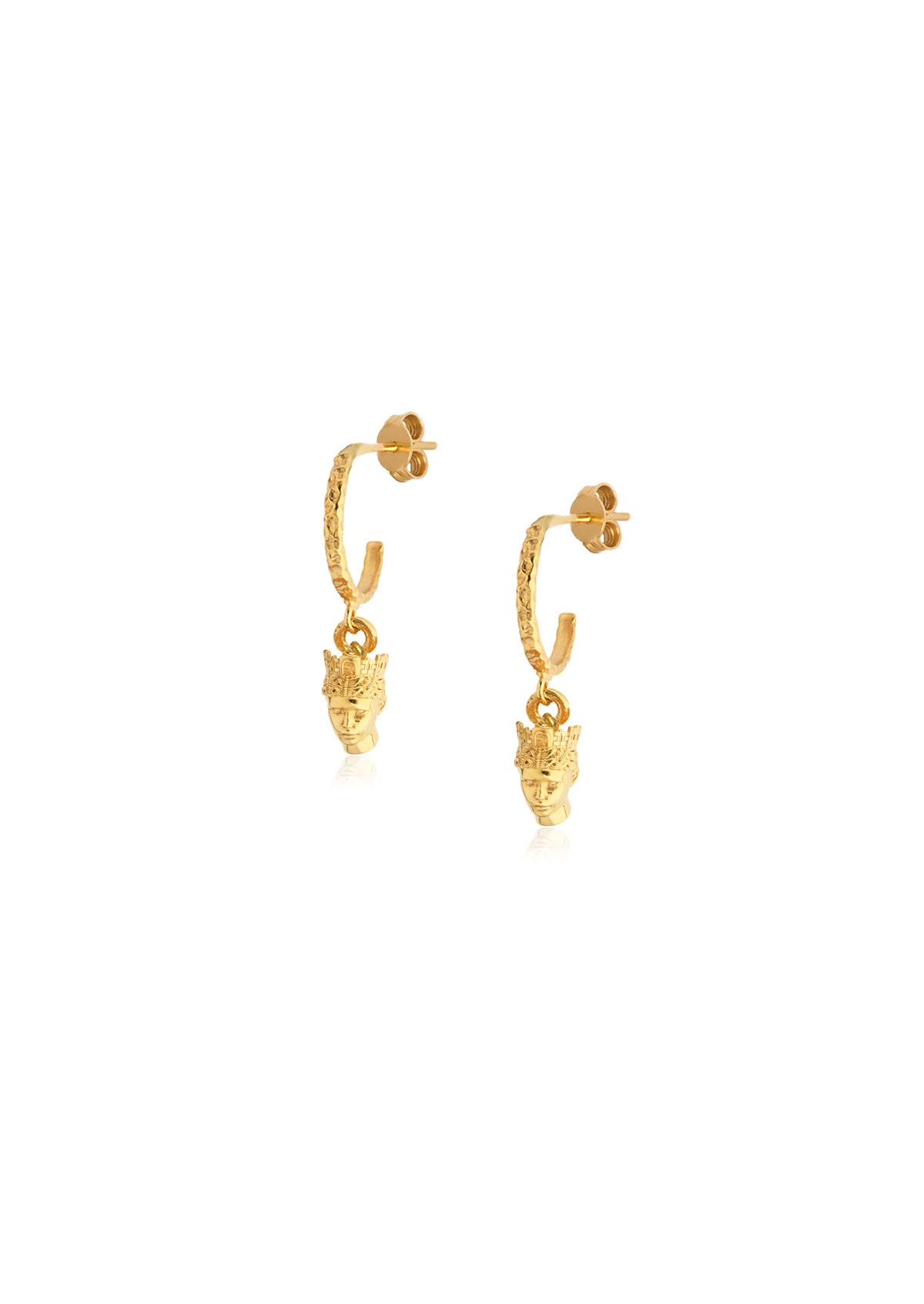 Týche Mini Hammered Hoops