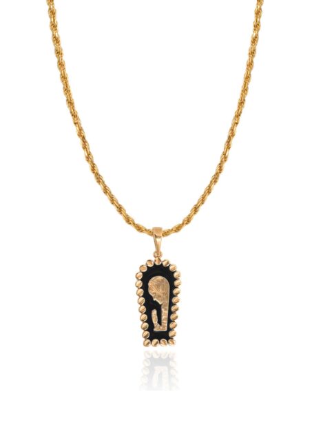 Venetia Black Cord Chain