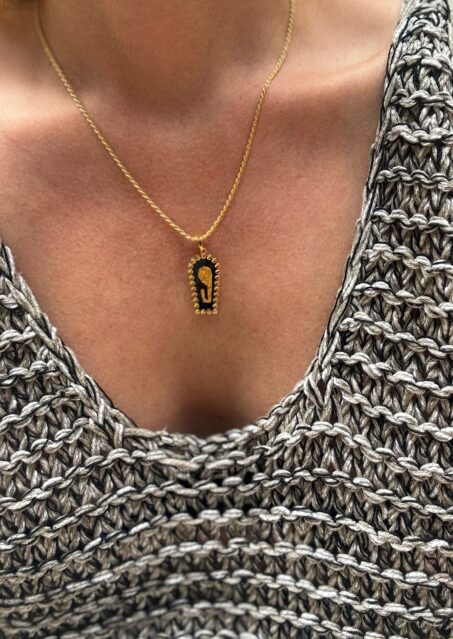 Venetia Black Cord Chain